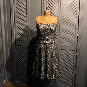✨PRICE DROP✨EUC ABS by Allen Schwartz lace cocktail dress